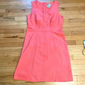 Faded Glory Sleeveless A-line Dress, size 8, 100% cotton, Coral